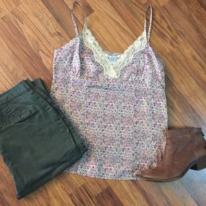 NWOT floral cami